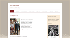 Desktop Screenshot of moamartinson.se